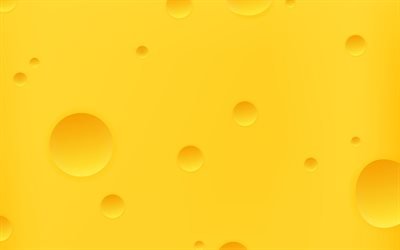 4k, cheese texture, yellow backgronds, food textures, slices of cheese, creative, cheese