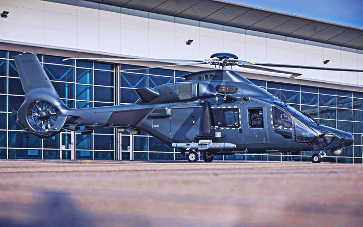 エアバスH160M Guepard, 4k, 飛行場, 民間航空, エアバスH160, エアバス-ヘリコプター