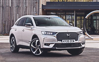 DS 7 Crossback, 4k, crossover, 2020 cars, UK-spec, 2020 DS 7 Crossback, french cars