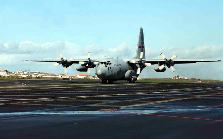 Lockheed C-130 Hercules, fuerza a&#233;rea, Fuerza A&#233;rea de Estados unidos, Fuerzas Armadas de Estados unidos, estados UNIDOS, am&#233;rica del avi&#243;n de transporte militar
