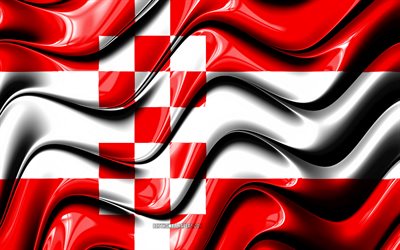 Hamm Flag, 4k, Cities of Germany, Europe, Flag of Hamm, 3D art, Hamm, German cities, Hamm 3D flag, Germany