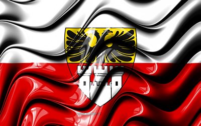duisburg, deutschland-flagge, 4k, st&#228;dte, deutschland, europa, fahne, oder im vordergrund, 3d-kunst, deutsche st&#228;dte, 3d flag