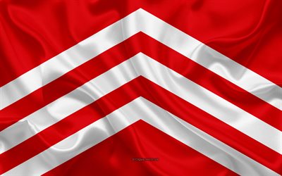Drapeau de Glamorgan, 4k, drapeau de soie, Glamorgan drapeau, soie, texture, Comt&#233;s du pays de Galles, Glamorgan, pays de Galles, royaume-Uni