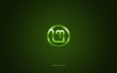 Linux Mint logo, green shiny logo, Linux Mint metal emblem, wallpaper for Linux Mint, green carbon fiber texture, Linux, brands, creative art