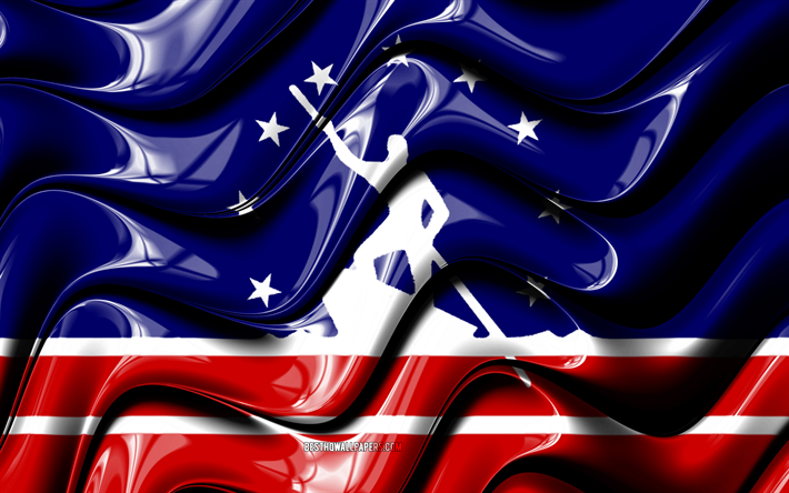 richmond-flag, 4k, vereinigte staaten st&#228;dte, virginia, 3d-kunst, flagge von richmond, usa, city of richmond, amerikanische st&#228;dte, richmond 3d flag, us-st&#228;dte, richmond