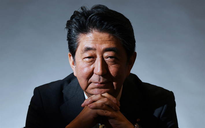 4k, Shinzo Abe, 2019, giapponese politico, il Primo Ministro Giapponese, ritratto, Shinzo Abe servizio fotografico