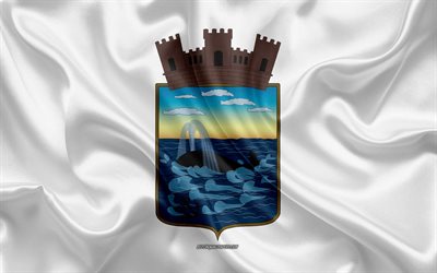 Le drapeau du D&#233;partement de Maldonado, 4k, drapeau de soie, minist&#232;re de l&#39;Uruguay, soie, texture, Maldonado drapeau, de l&#39;Uruguay, Maldonado D&#233;partement