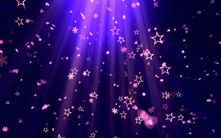 4k, golden starfall, underwater, 3D stars, creative, starry backgrounds, abstract stars background, stars patterns, stars falling, background with stars, background with starfall
