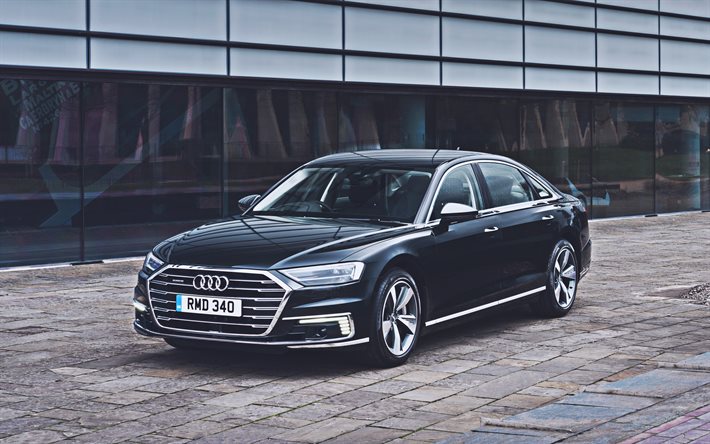 Audi A8 L, 4k, auto di lusso, nel 2020 le auto, regno UNITO-spec, D5, 2020 Audi A8, auto tedesche, Audi