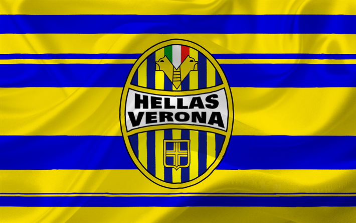 Hellas V&#233;rone, le football, le Logo de la Serie A, Italie, club de football, embl&#232;me