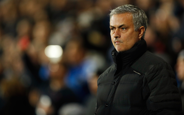 Jose Mourinho, Football coach, portrait, Manchester United, Premier League, Portuguese coach