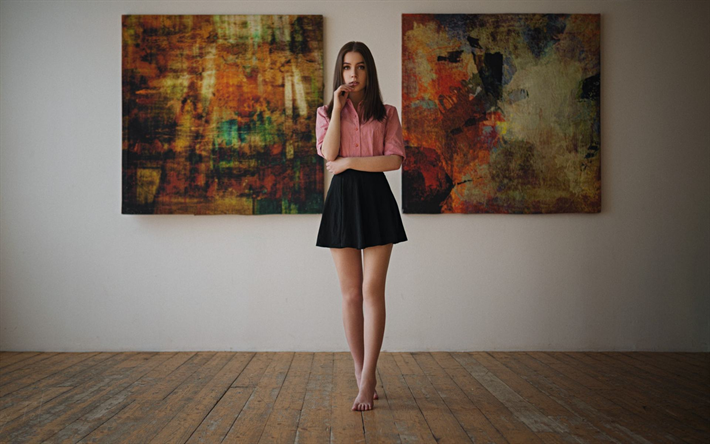 Ksenia Kokoreva, photomodels, sk&#246;nhet, brunett, flickor