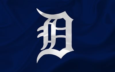 Los Tigres de Detroit, MLB, Béisbol, emblema, logotipo, estados UNIDOS, la Major League Baseball, Detroit