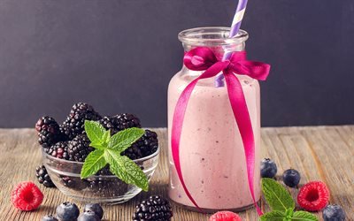 Smoothies, healthy drinks, mulberry, healthy food, mulberry smoothie