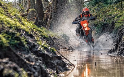 KTM 450 EXC-F, offroad, 2018 motos, austr&#237;aco motocicletas, piloto, crossbike, KTM