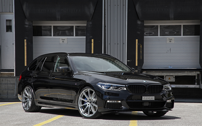 بي ام دبليو 5, G31, 2017, 5-سلسلة, عربة, أسود BMW 5, ضبط, السيارات الألمانية, BMW