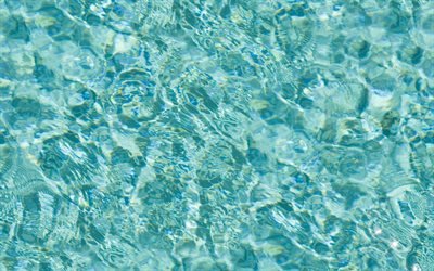4k, fundo de água azul, fundo ondulado de água, texturas de ondas, texturas de água, texturas onduladas, fundo com ondas, fundos de água