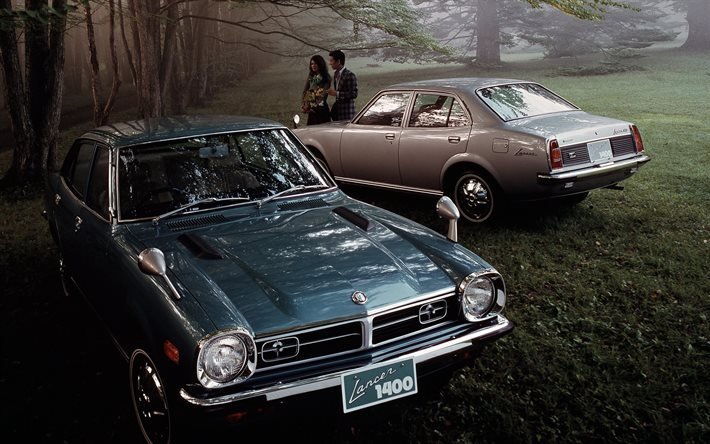 berlina, 1973, mitsubishi, lancer