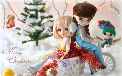 doll, tree, garland, christmas