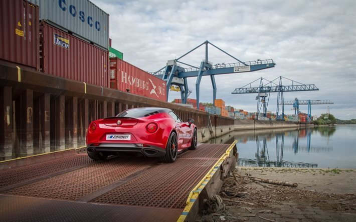 pier, alfa romeo, port, zender