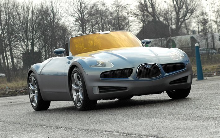 subaru, hybrid, 2003, roadster, concept