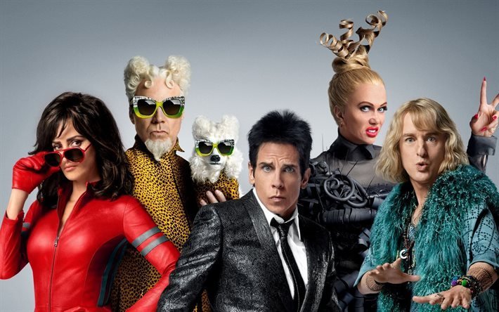 zoolander2, ペネロペ-クルス, 2016年, まferrell, コメディ, ben stiller, オーウェンウィルソン, 韓