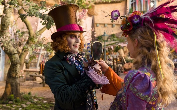 fantezi, johnny depp, mia wasikowska, 2016