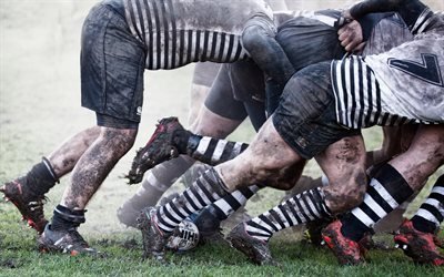 rugby, juego, el deporte
