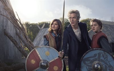 series, jenna coleman, peter capaldi, doctor who, maisie williams