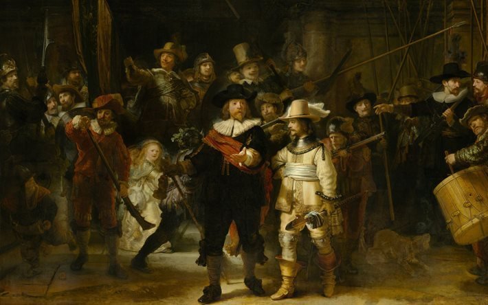 夜, 1642, オランダの芸術家