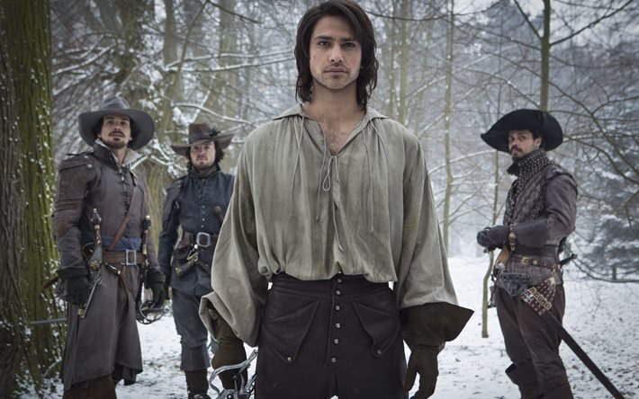 musketeers, series, luke pascaline