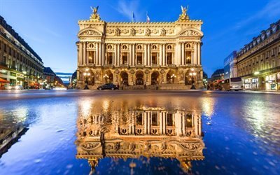 paris, grand opera, palais garnier, france