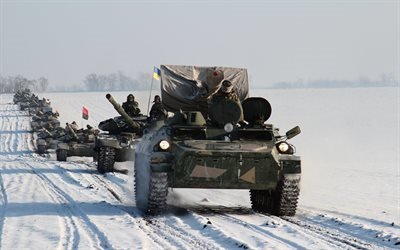 bmp, asow, tankova unternehmen, flagge der ukraine, ukraine, btr, die ukrainische armee, asow-regiment, tank-unternehmen