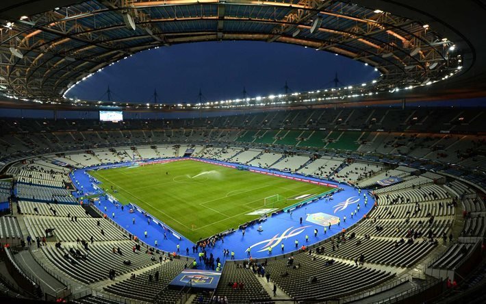 euro 2016, futbol stadyumu, stadyum, 2016 fransa, fransa stade-de-, saint-denis, paris, futbol