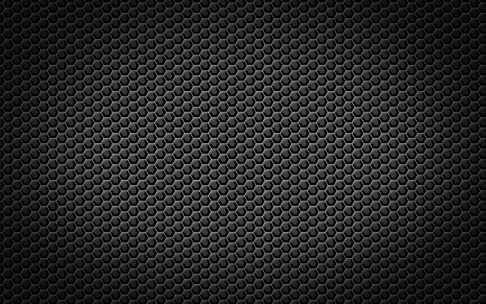 texture, black texture, hexagons, modern textures