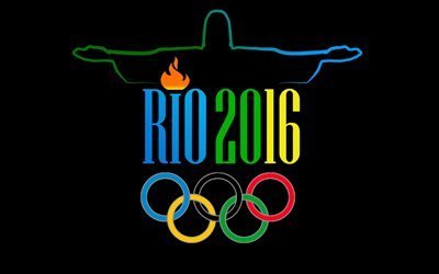 brasilia, tunnus, olympialaiset, logo, rio 2016, rio de janeirossa 2016, kes&#228;olympialaiset