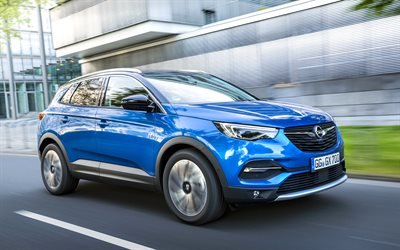 Opel Grandland X 4k, 2018 autos, crossovers, los coches alemanes, Opel