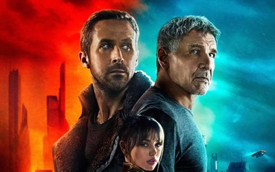 Blade Runner 2049, affisch, 2017 film, thriller, Harrison Ford, Ryan Gosling, Ana de Armas