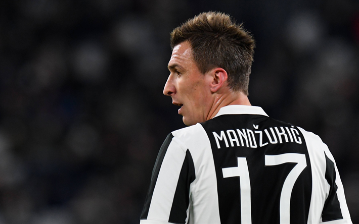 Mario Mandzukic, la Juventus FC, Italie, Serie A, footballeur croate, de l&#39;avant, 17 num&#233;ro de la Juve, le football