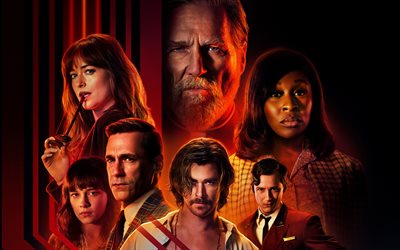 4k, Bad Times at the El Royale, actors cast, 2018 movie, poster