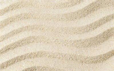 waves sand texture, light sand texture, sand background with waves, sand, natural materials texture