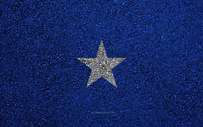 Drapeau de la Somalie, de l&#39;asphalte de la texture, du pavillon sur l&#39;asphalte, le drapeau de la Somalie, en Afrique, en Somalie, les drapeaux des pays Africains