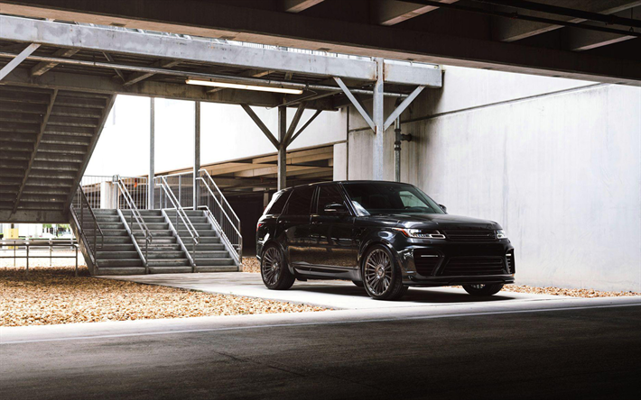 Range Rover Sport, tuning, Kent Otomotiv, 2019 arabalar, Vossen Jantlar, B17-13, l&#252;ks arabalar, SUV, Land Rover, Range Rover