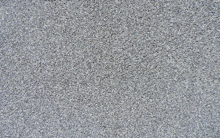 グレーのアスファルトの質感, 4k, グレー背景, グレーの石, 道路感, アスファルト, 道路, グレーの石背景