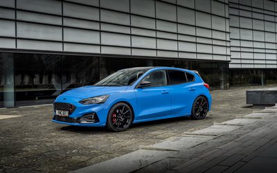 2022, Ford Focus ST Edition, 4k, front view, exterior, blue Focus ST Edition, new Focus, Focus tuning, American cars, Ford