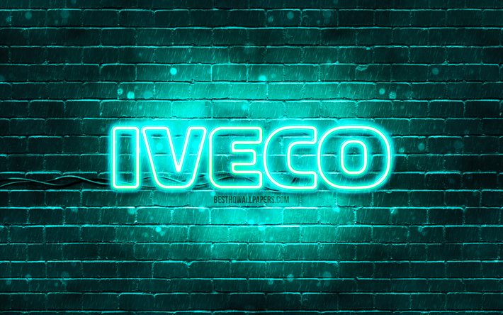شعار Iveco الفيروزي, 4 ك, brickwall الفيروز, شعار الفيروز, ماركات السيارات, شعار النيون الفيروز, فَيْرُوزِيّ