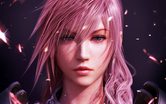 El rayo, el personaje principal de Final Fantasy XIII