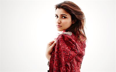 Parineeti Chopra, Indian actress, Bollywood, Indian dress, beautiful woman, portrait, Indian women