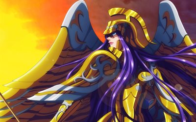 Athena, manga, protagonist, Saint Seiya, warrior, Atena