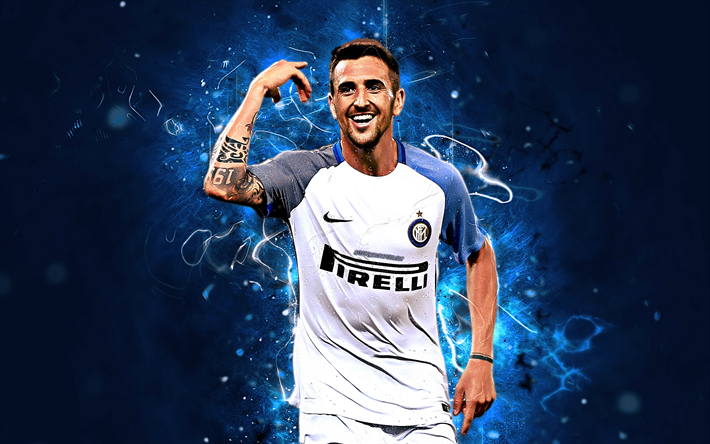 Matias Vecino, gol, Uruguaylı futbolcu, Internazionale, Vecino, futbol, neon ışıkları Serie A, Inter Milan FC